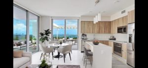 Quadro Residences Kitchens and Living areas with views